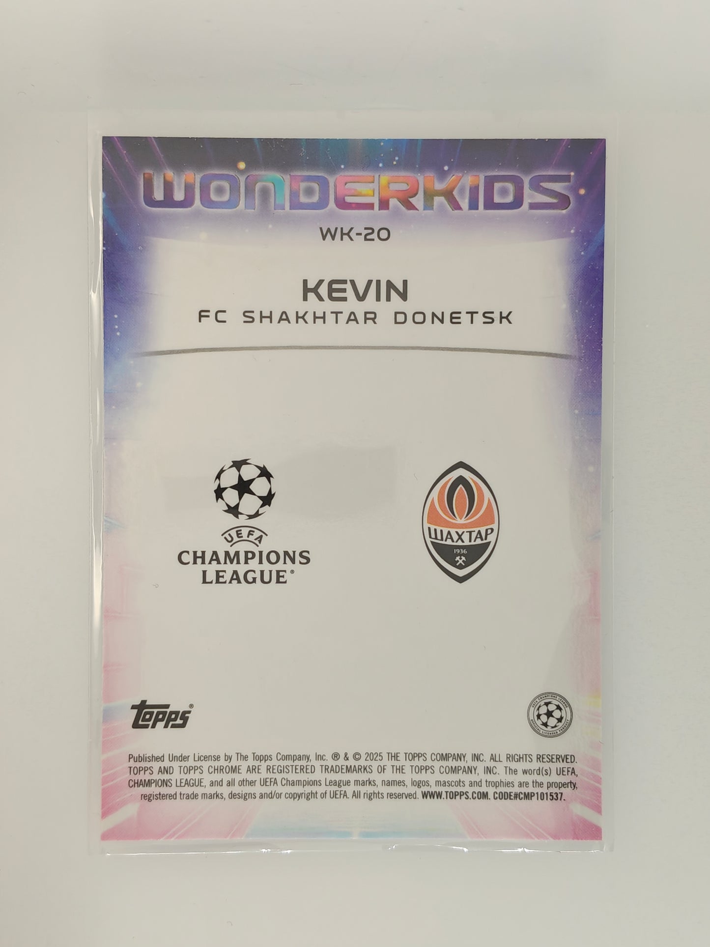 Kevin RC Wonderkids - Topps Chrome 24/25