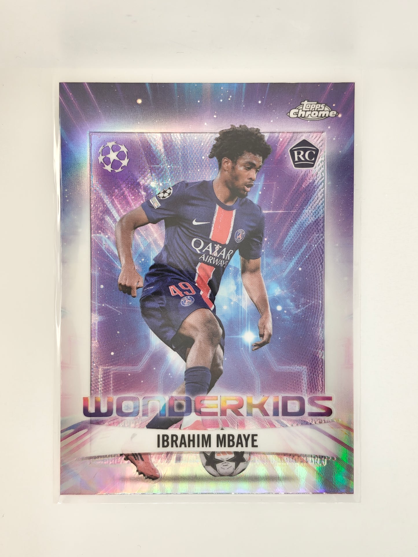 Ibrahim Mbaye RC Wonderkids - Topps Chrome 24/25