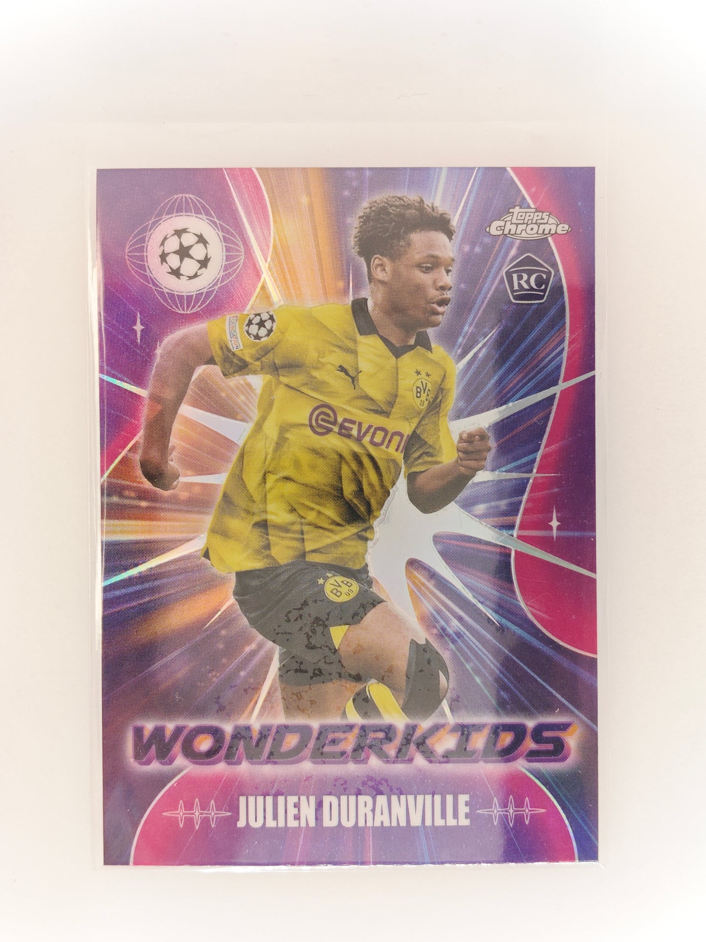 Julien Duranville RC  Wonderkids - Topps Chrome 23/24