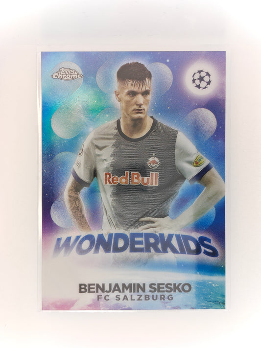 Benjamin Sesko Wonderkids - Topps Chrome 22/23