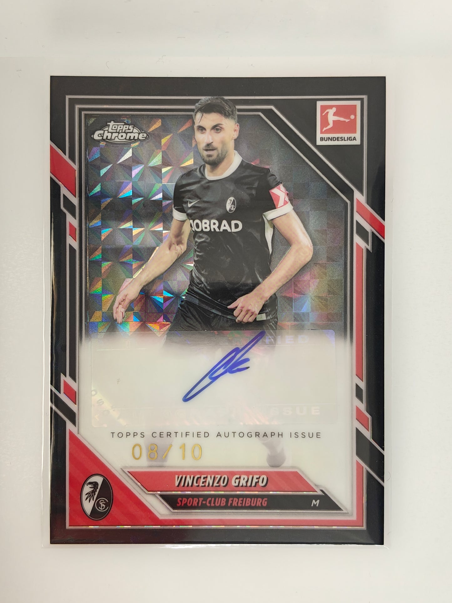 Vincenzo Grifo auto /10 - Topps Chrome Bundesliga 25/26 - Sapphire