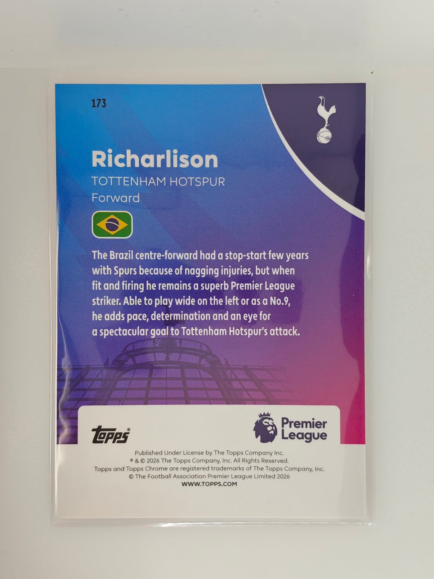 Richarlison /25 - Topps Chrome PL 25/26 Logofractor