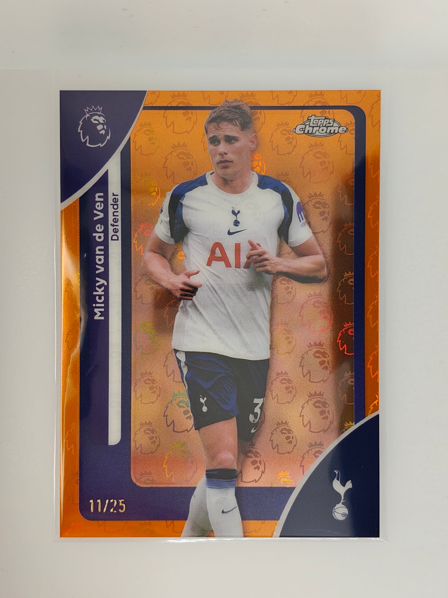 Micky van de Ven /25 - Topps Chrome PL 25/26 Logofractor