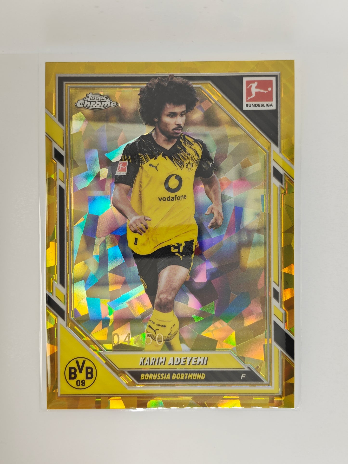 Karim Adeyemi /50 - Topps Chrome Bundesliga 25/26 - Sapphire