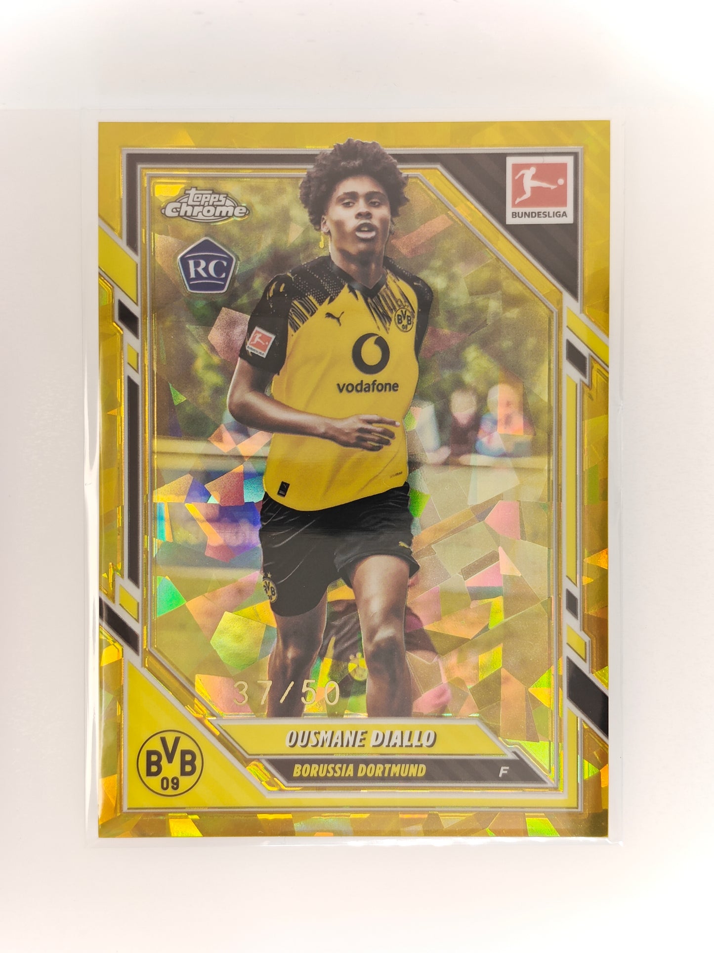 Ousmane Diallo /50 RC - Topps Chrome Bundesliga 25/26 - Sapphire
