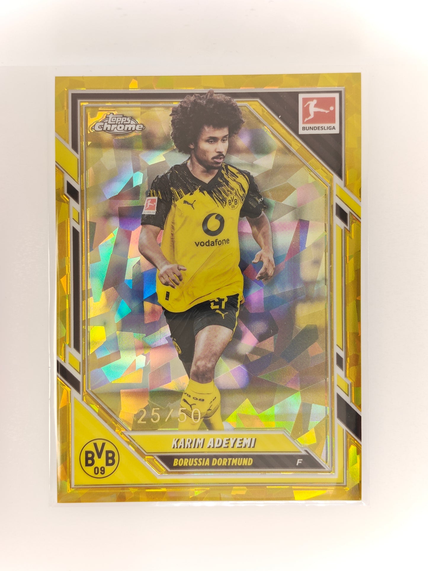 Karim Adeyemi /50 - Topps Chrome Bundesliga 25/26 - Sapphire