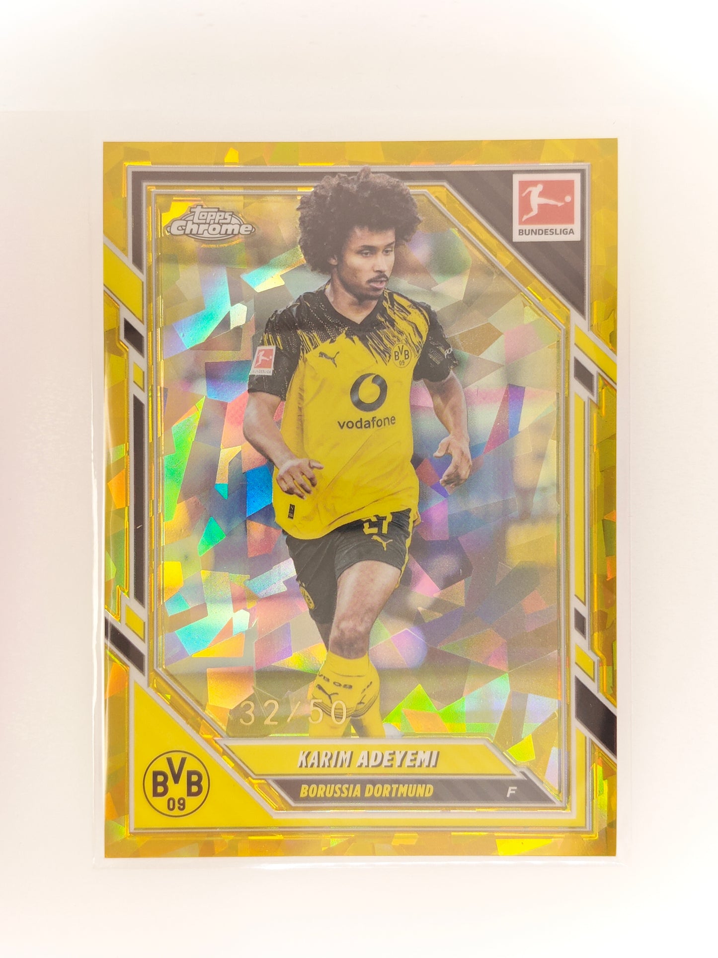 Karim Adeyemi /50 - Topps Chrome Bundesliga 25/26 - Sapphire