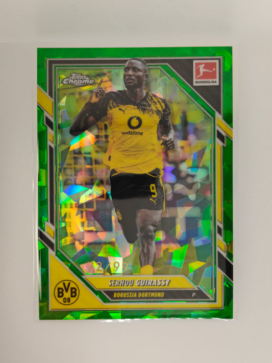 Serhou Guirassy /99 - Topps Chrome Bundesliga 25/26 - Sapphire