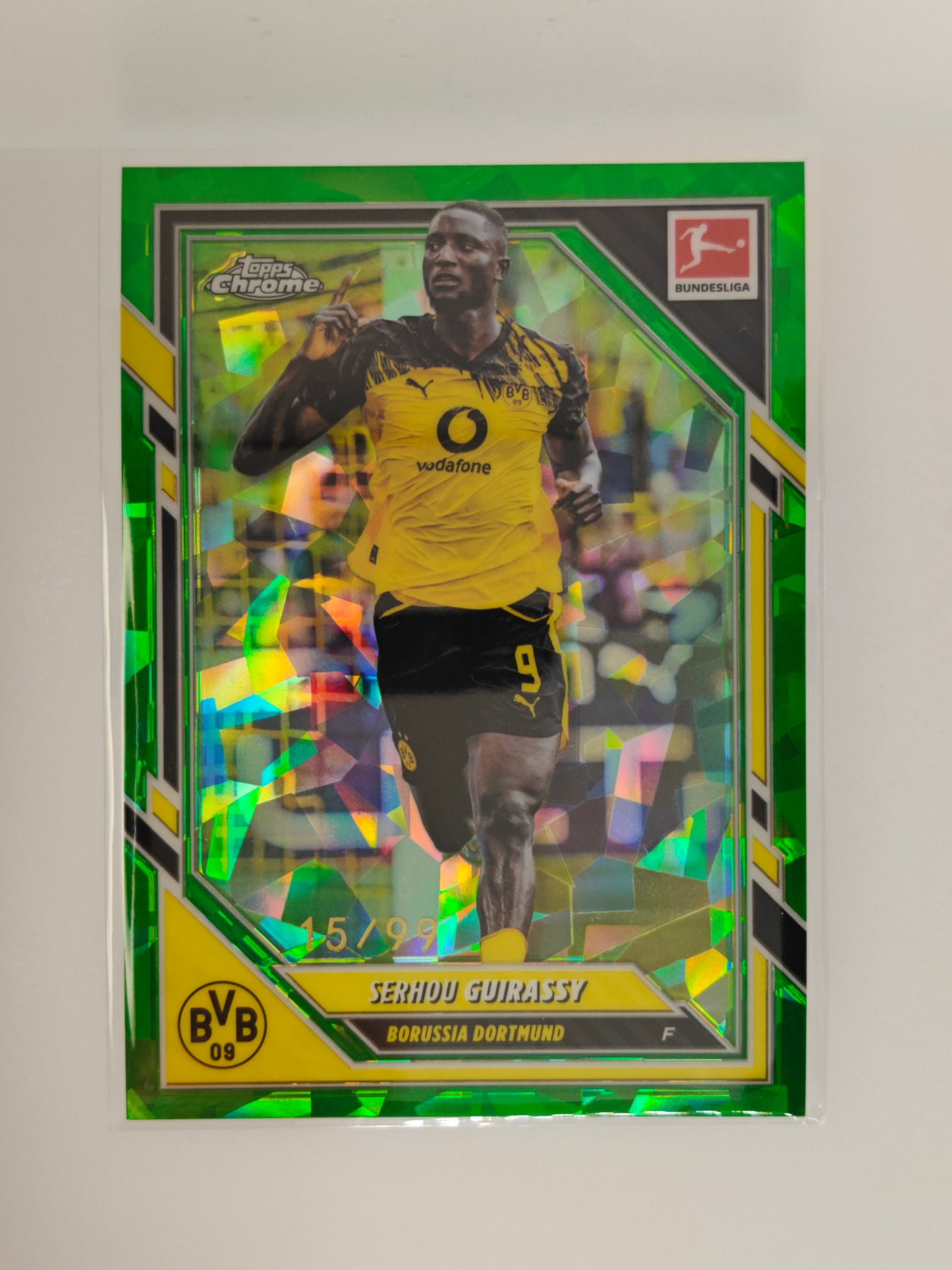 Serhou Guirassy /99 - Topps Chrome Bundesliga 25/26 - Sapphire