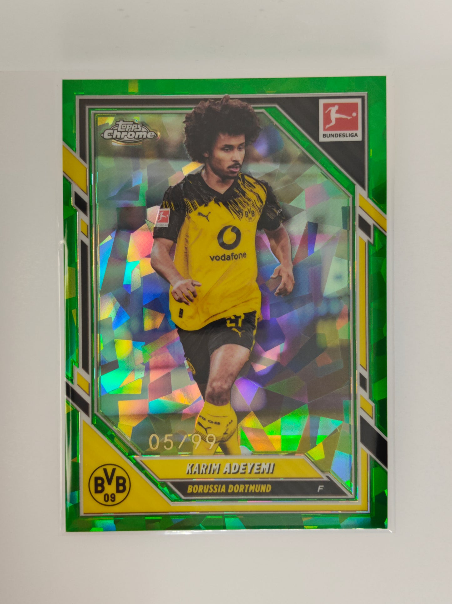 Karim Adeyemi /99 - Topps Chrome Bundesliga 25/26 - Sapphire