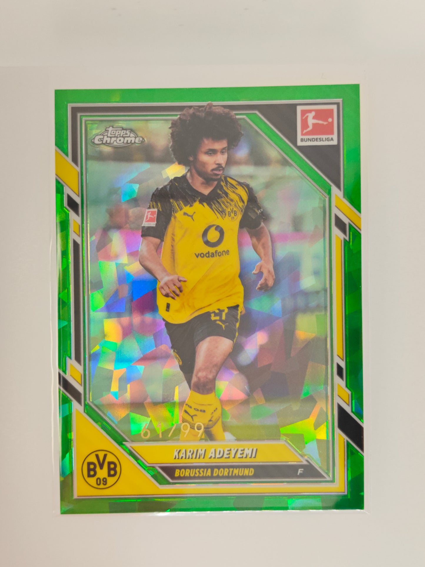 Karim Adeyemi /99 - Topps Chrome Bundesliga 25/26 - Sapphire