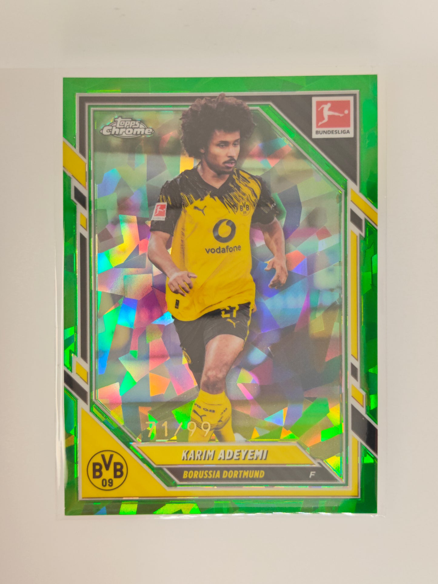 Karim Adeyemi /99 - Topps Chrome Bundesliga 25/26 - Sapphire