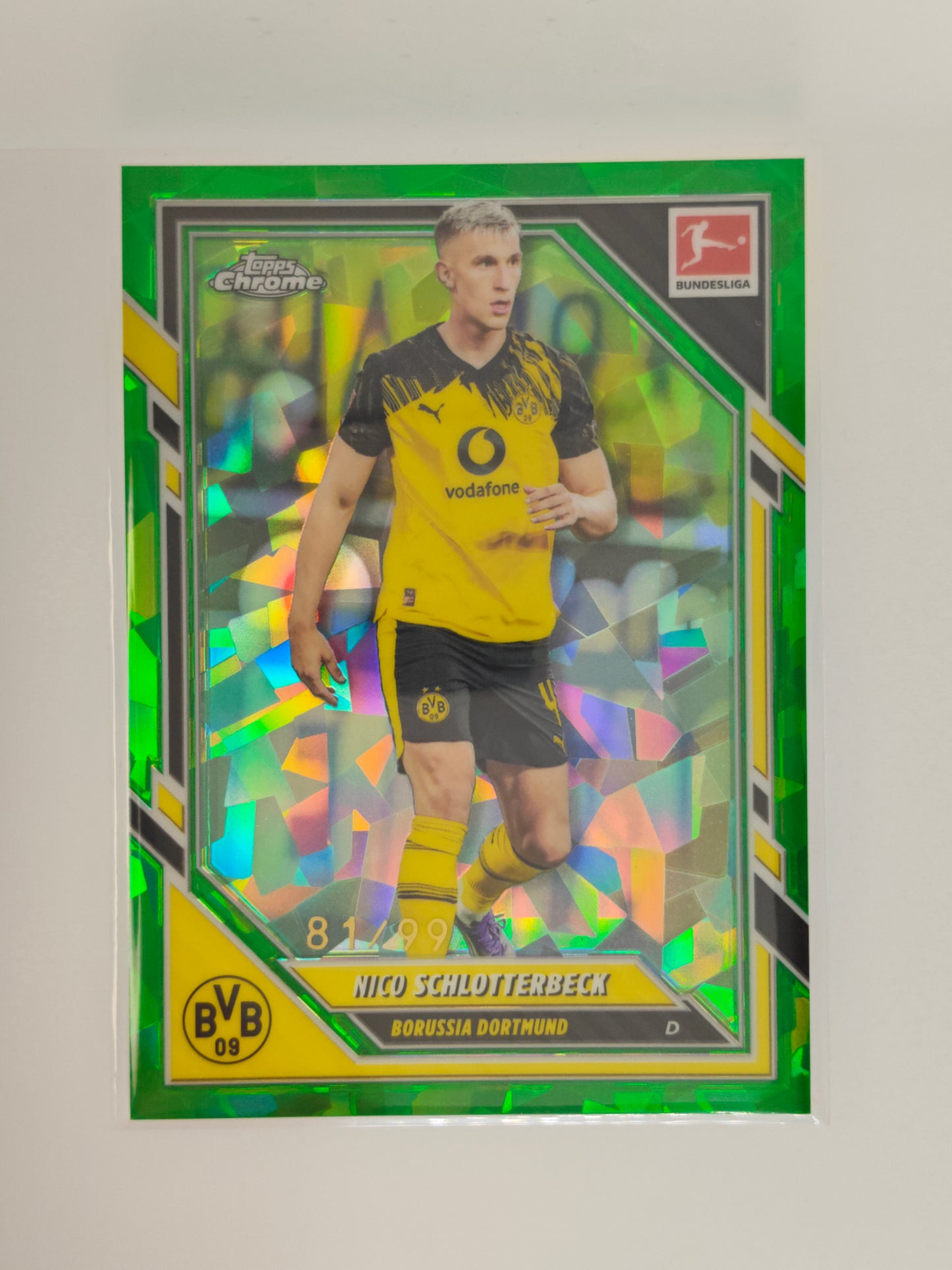 Nico Schlotterbeck /99 - Topps Chrome Bundesliga 25/26 - Sapphire