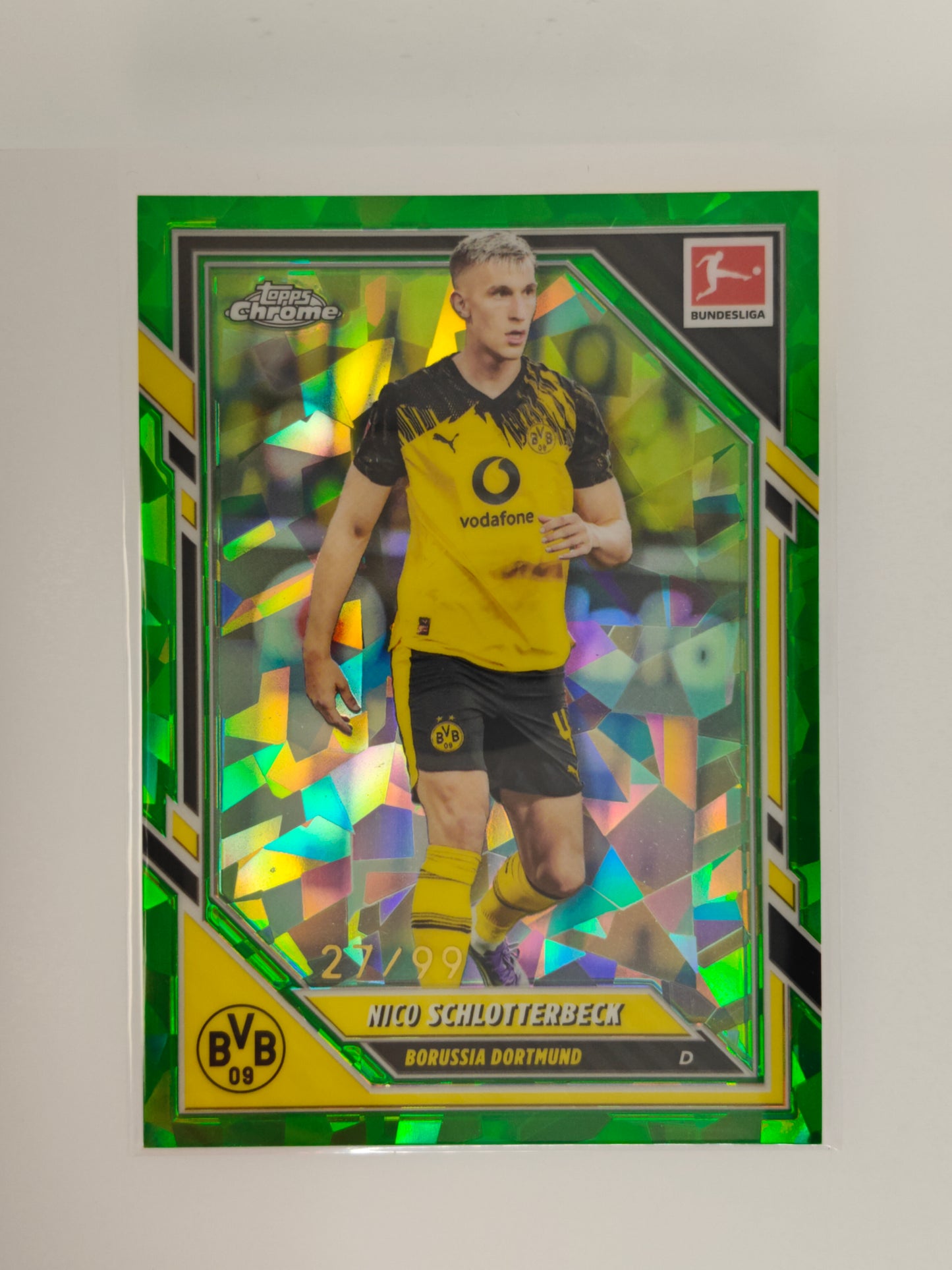 Nico Schlotterbeck /99 - Topps Chrome Bundesliga 25/26 - Sapphire