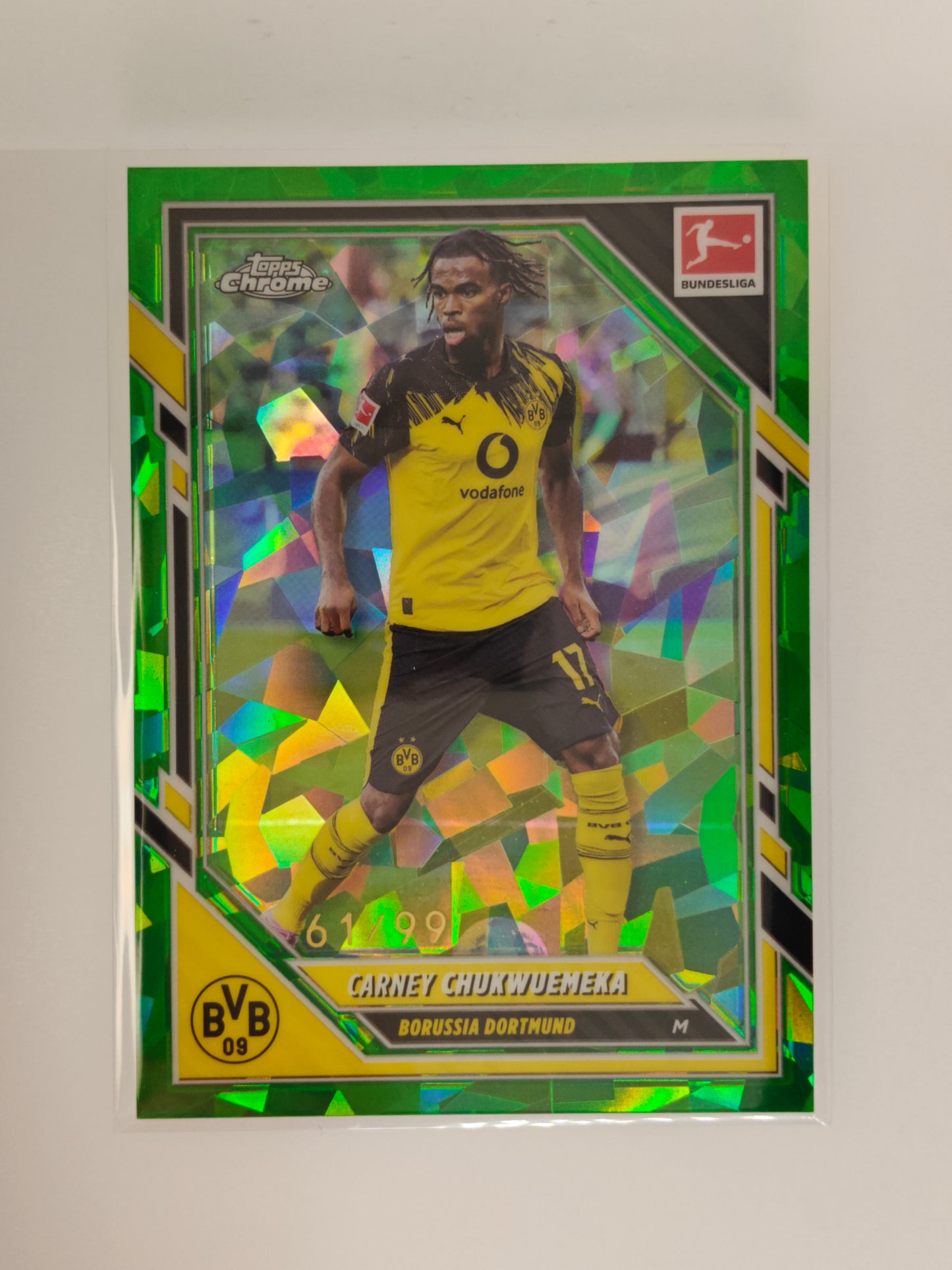 Carney Chukwuemeka /99 - Topps Chrome Bundesliga 25/26 - Sapphire