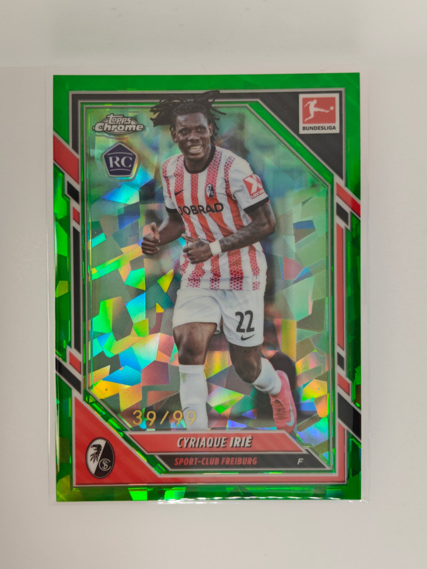 Cyriaque Irie /99 RC - Topps Chrome Bundesliga 25/26 - Sapphire