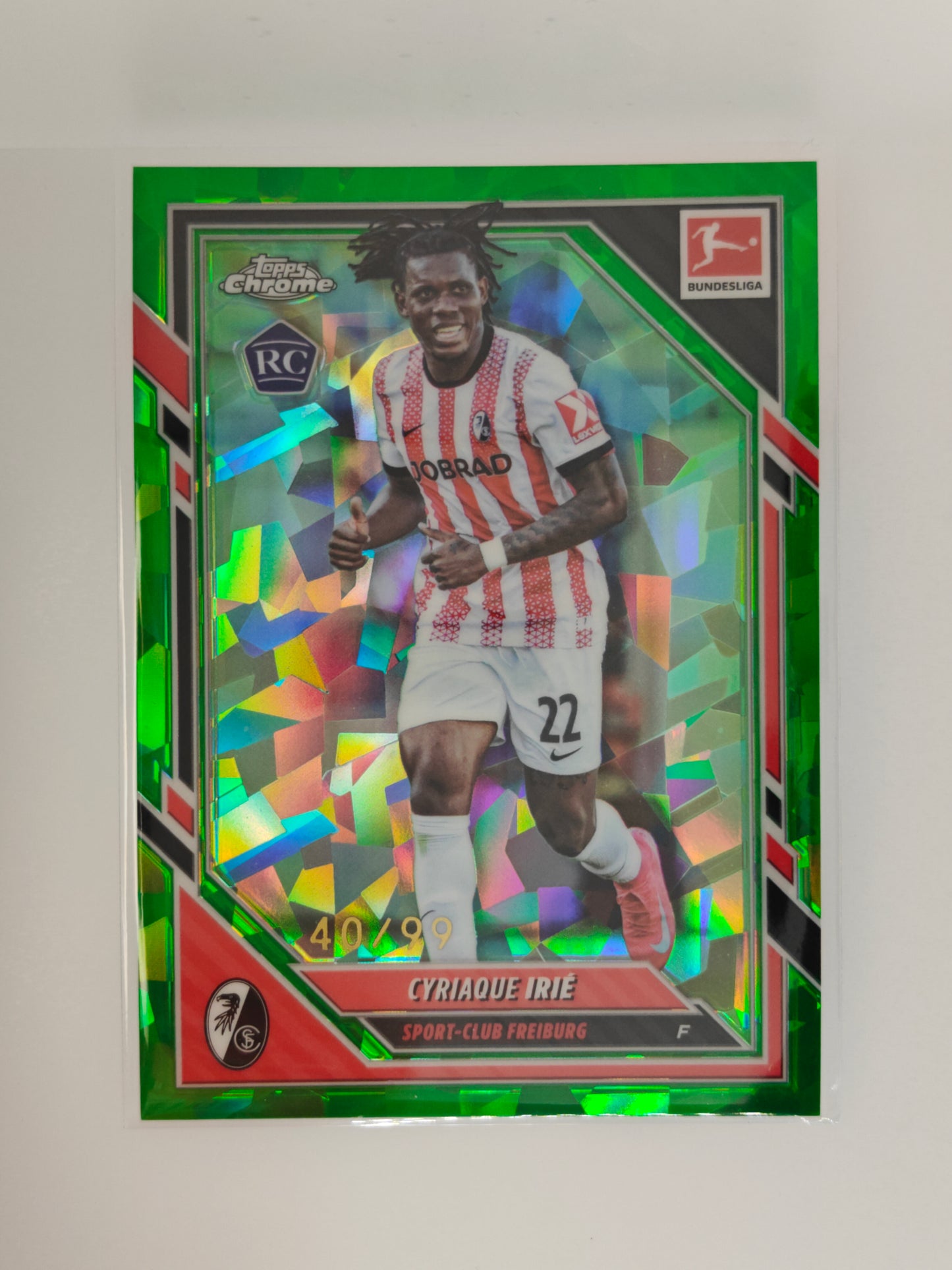 Cyriaque Irie /99 RC - Topps Chrome Bundesliga 25/26 - Sapphire