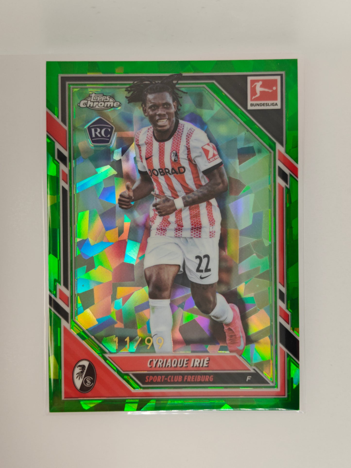 Cyriaque Irie /99 RC - Topps Chrome Bundesliga 25/26 - Sapphire