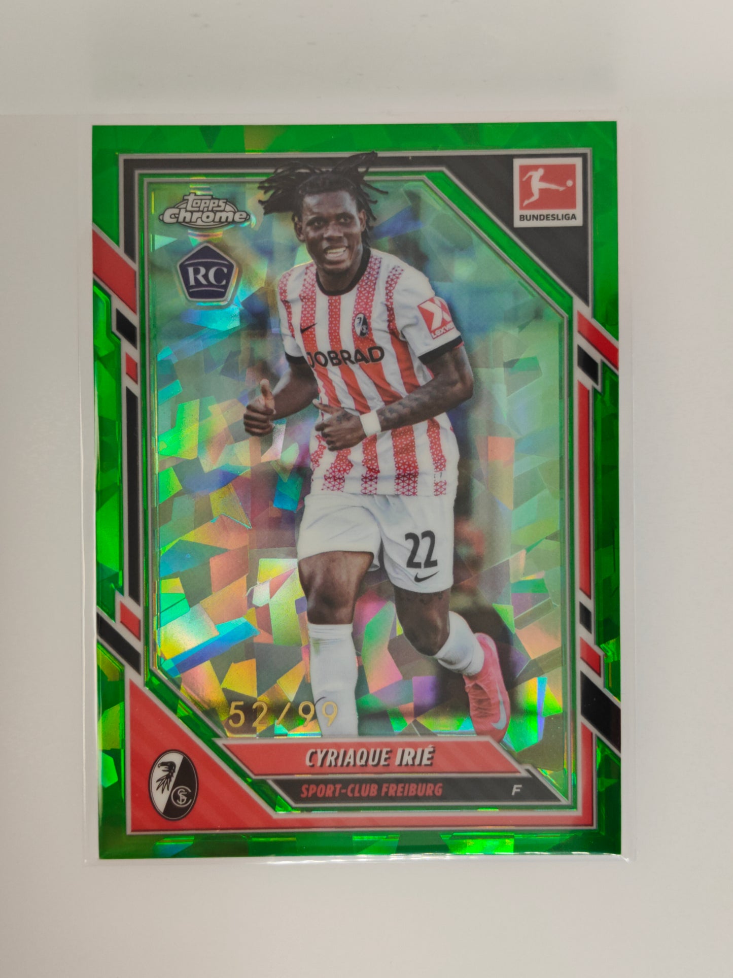 Cyriaque Irie /99 RC - Topps Chrome Bundesliga 25/26 - Sapphire