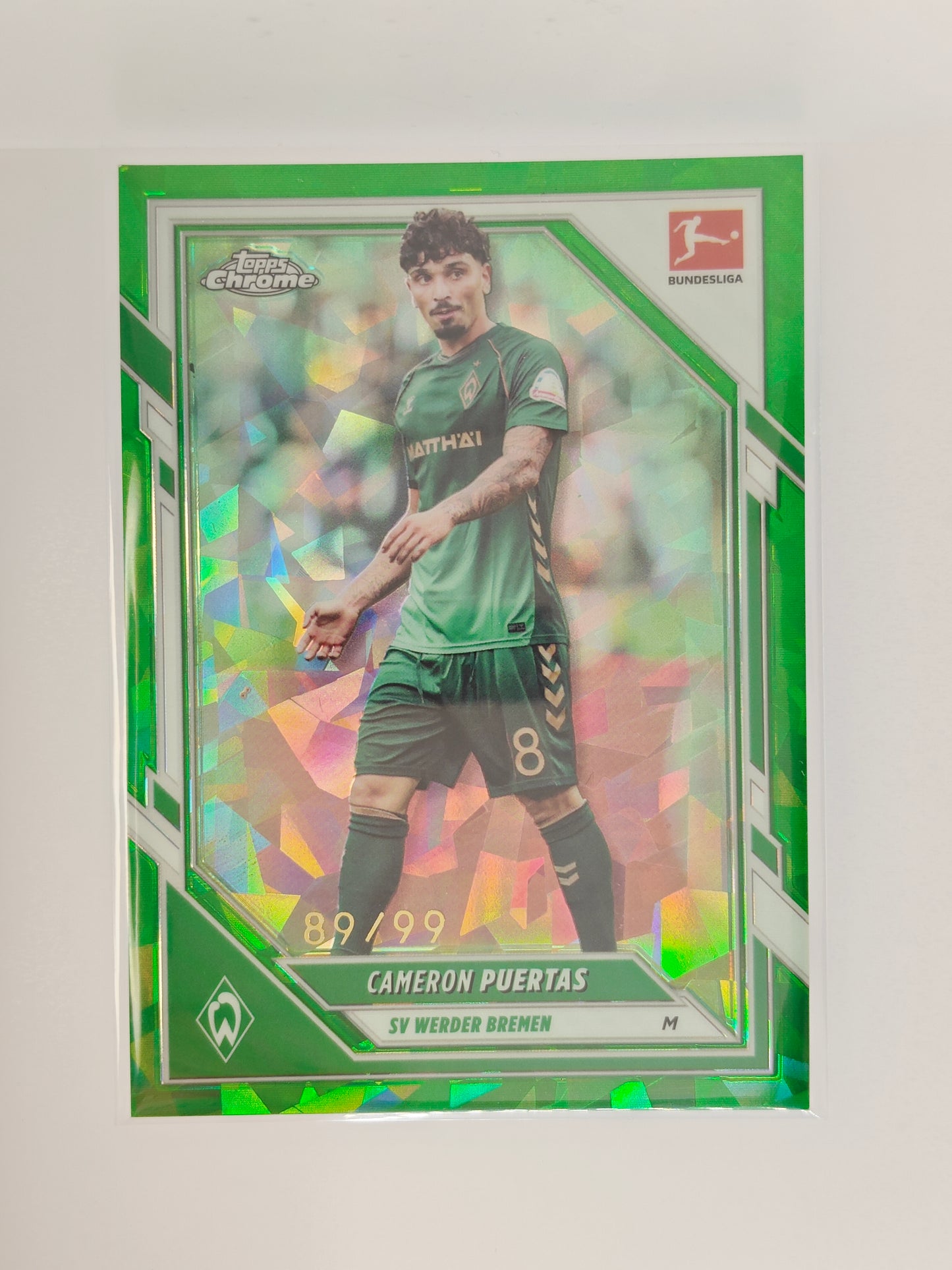 Cameron Puertas /99 - Topps Chrome Bundesliga 25/26 - Sapphire