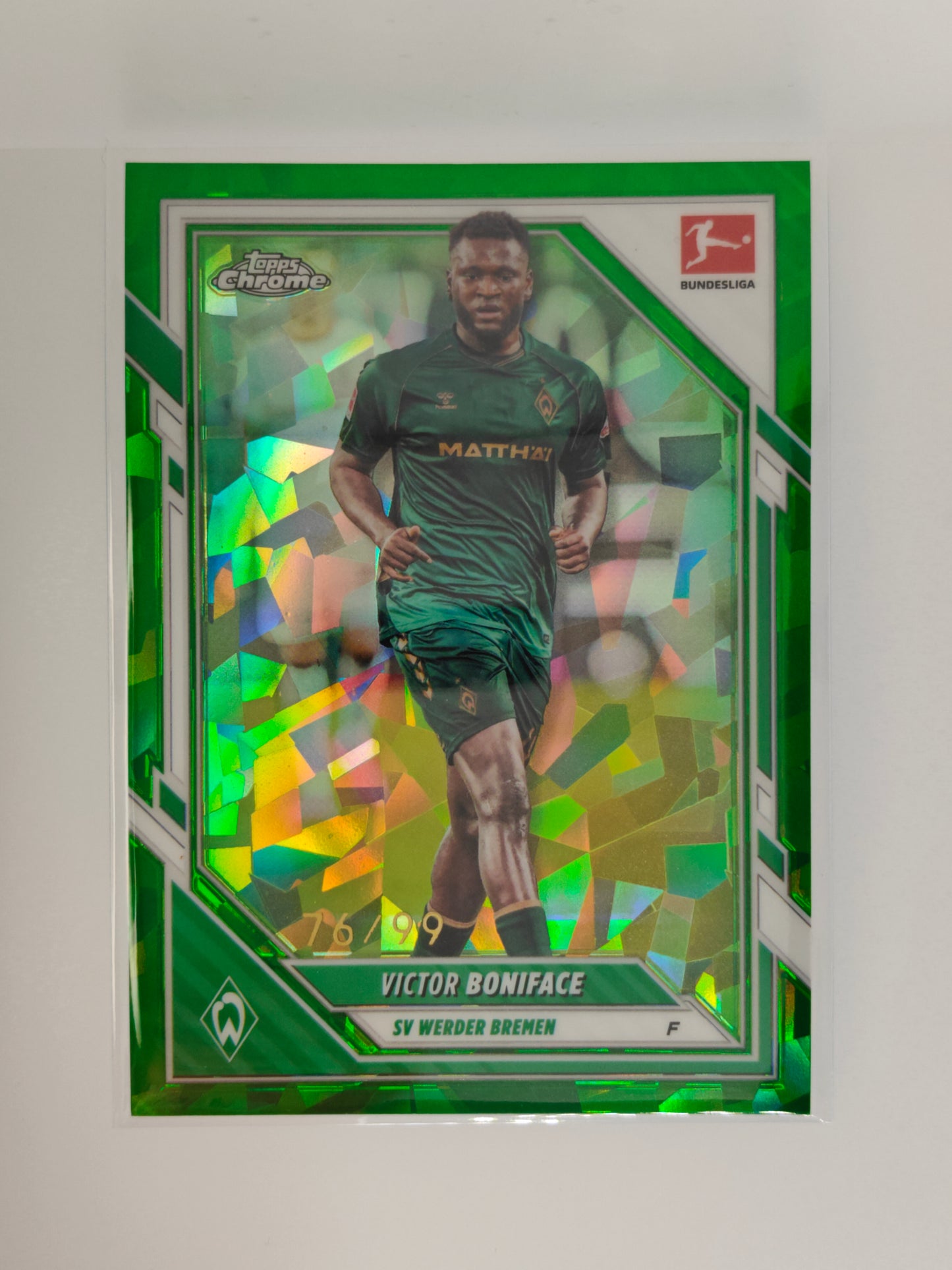 Victor Boniface /99 - Topps Chrome Bundesliga 25/26 - Sapphire