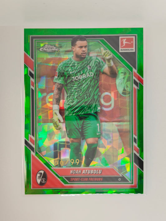 Noah Atubolu /99 - Topps Chrome Bundesliga 25/26 - Sapphire