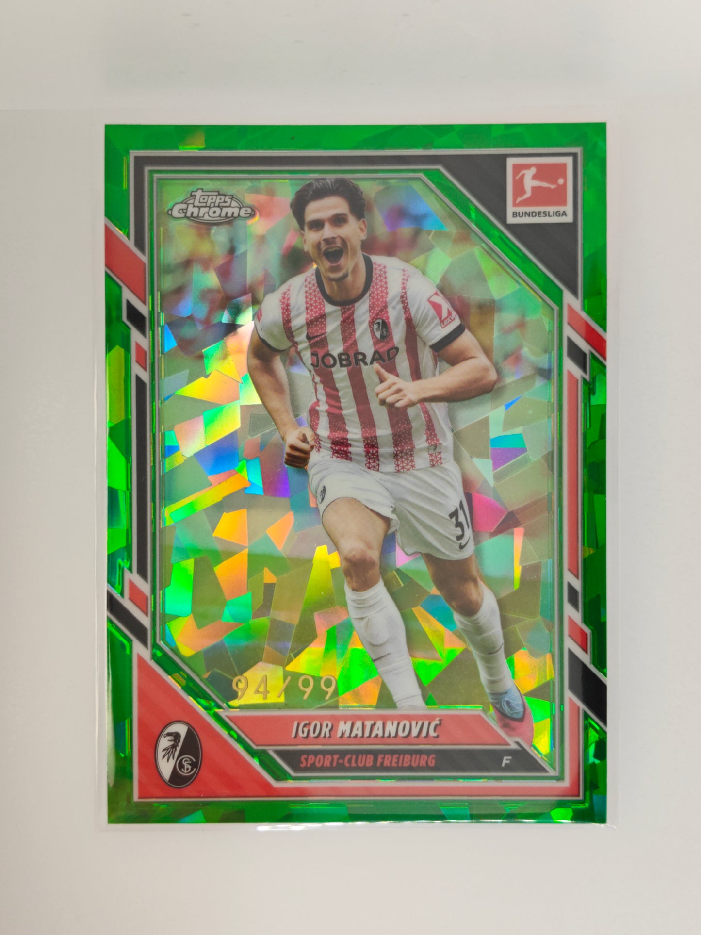 Igor Matanovic /99 - Topps Chrome Bundesliga 25/26 - Sapphire