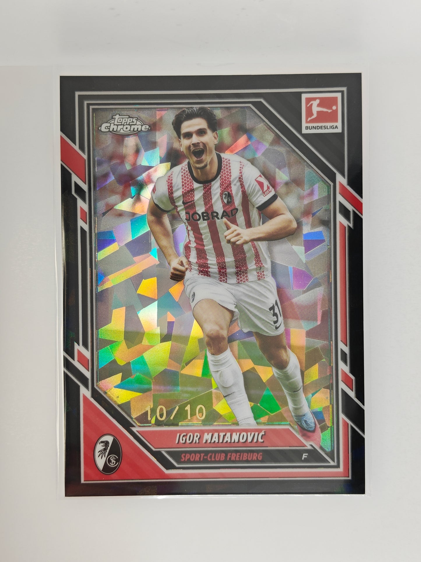 Igor Matanovic 10/10 - Topps Chrome Bundesliga 25/26 - Sapphire
