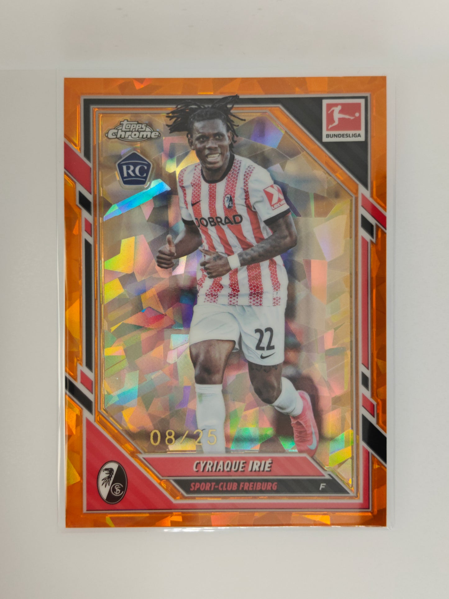 Cyriaque Irie /25 RC - Topps Chrome Bundesliga 25/26 - Sapphire
