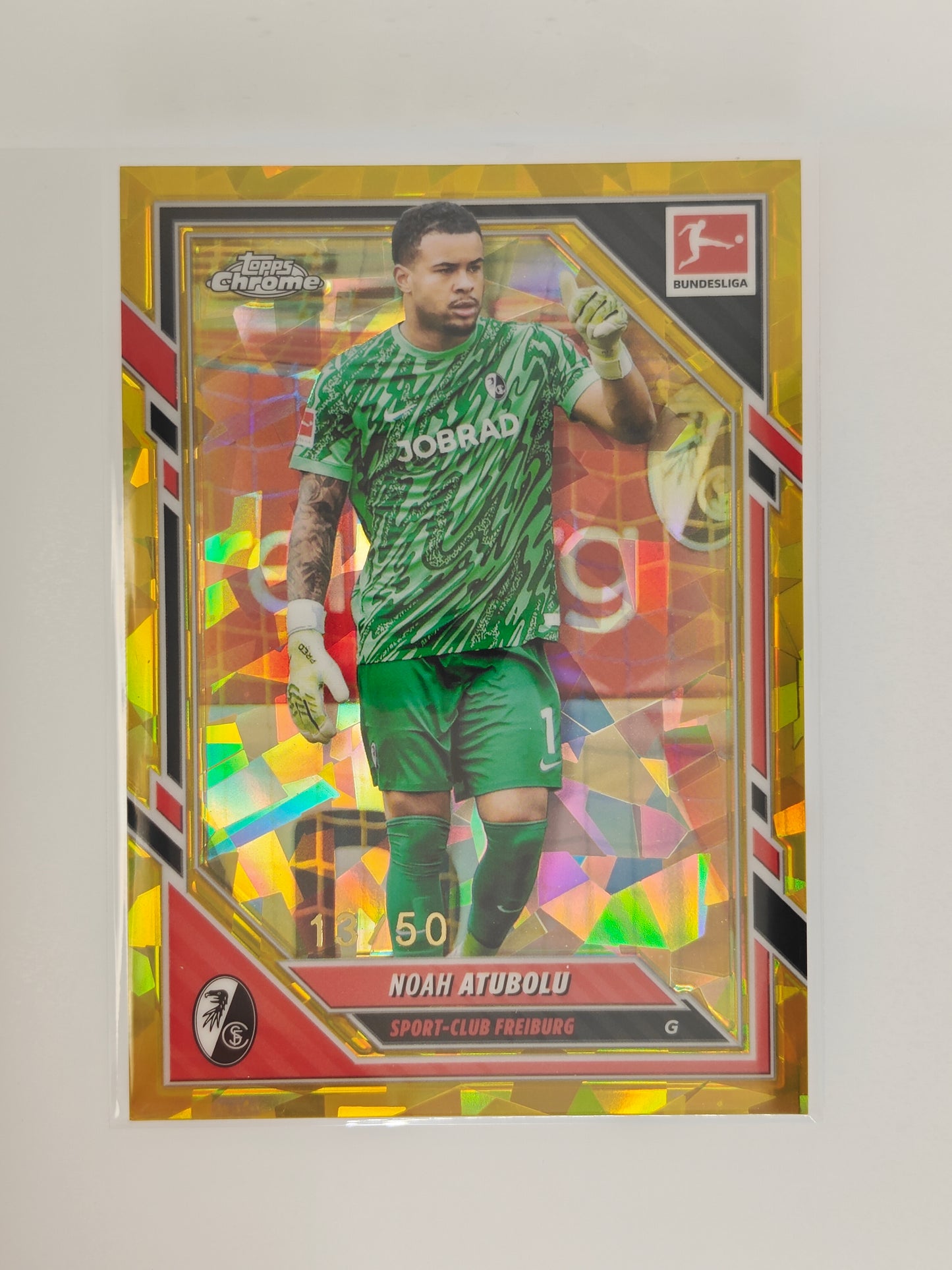 Noah Atubolu /50 - Topps Chrome Bundesliga 25/26 - Sapphire
