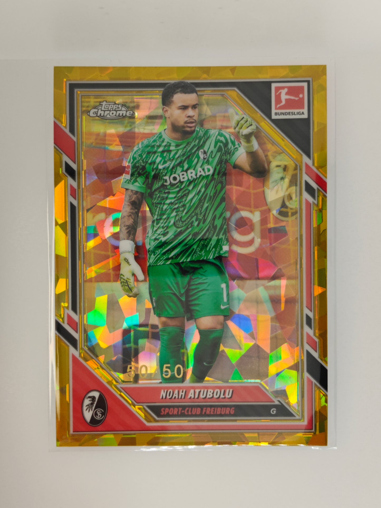 Noah Atubolu 50/50 - Topps Chrome Bundesliga 25/26 - Sapphire