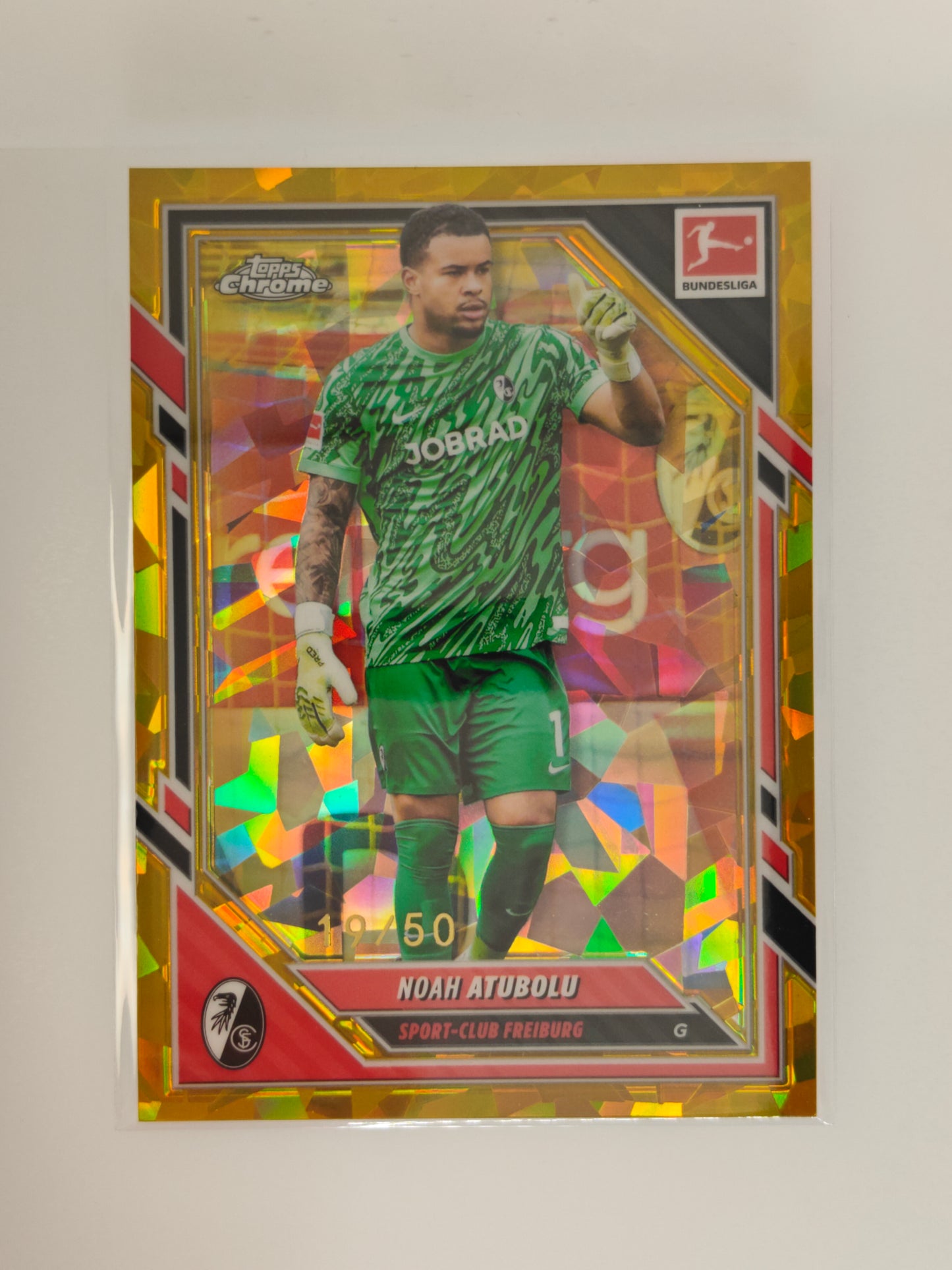 Noah Atubolu /50 - Topps Chrome Bundesliga 25/26 - Sapphire