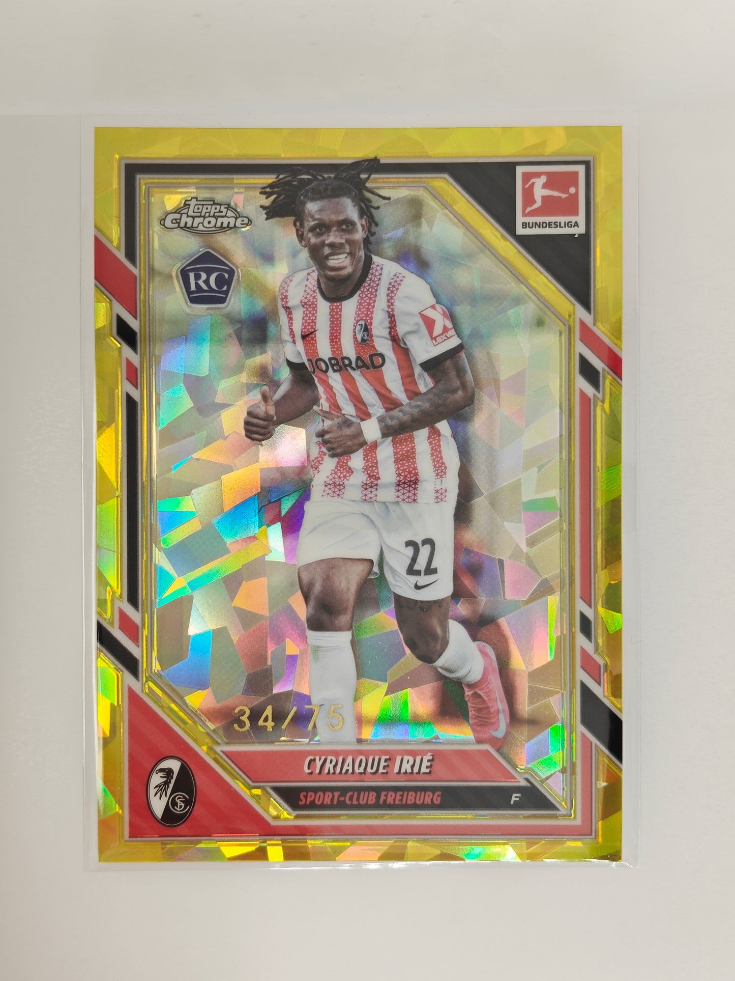 Cyriaque Irie /75 RC - Topps Chrome Bundesliga 25/26 - Sapphire