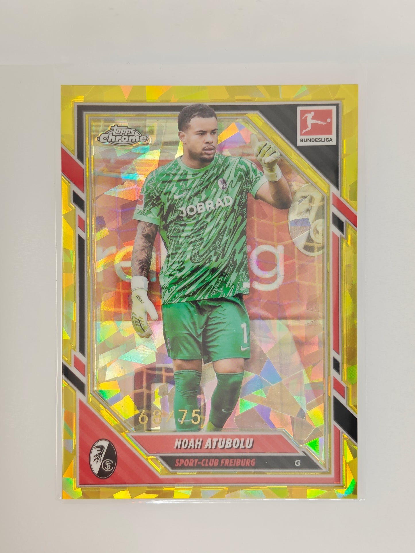 Noah Atubolu /75 - Topps Chrome Bundesliga 25/26 - Sapphire