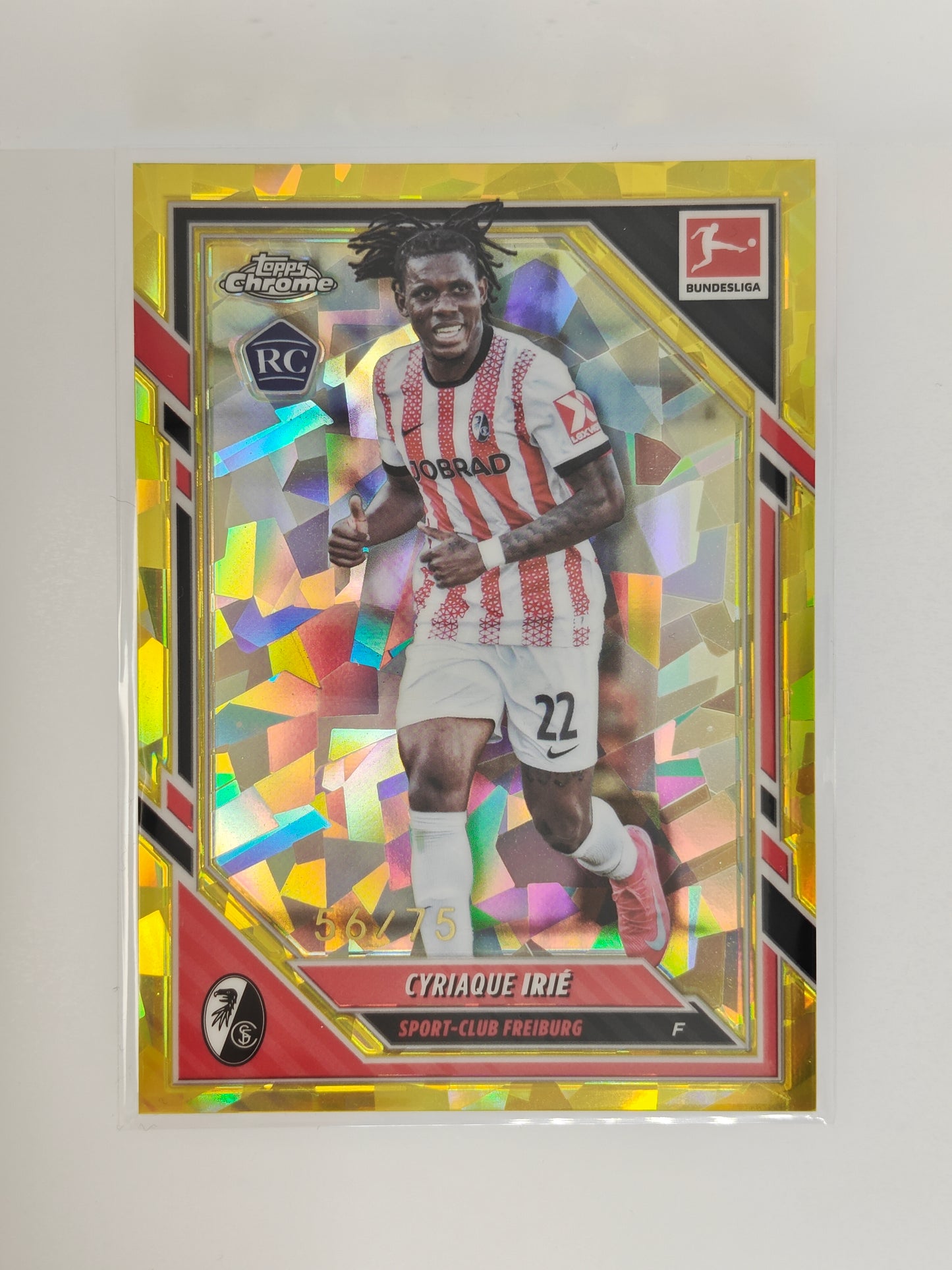 Cyriaque Irie /75 RC - Topps Chrome Bundesliga 25/26 - Sapphire