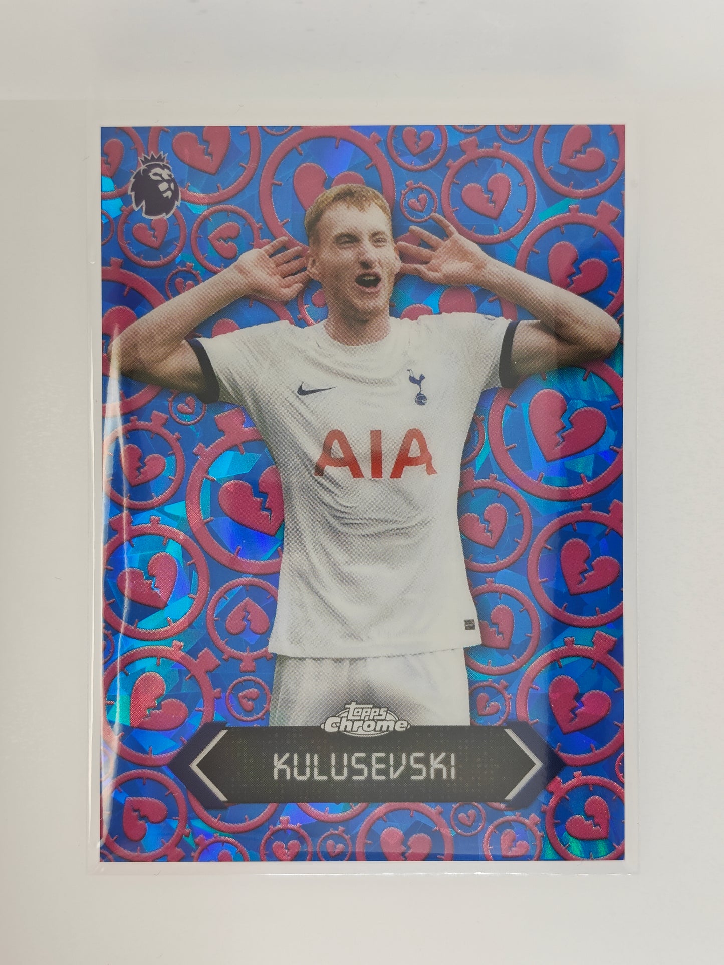 Dejan Kulusevski Stoppage time Heartbreak Sapphire - Topps Sapphire PL 25/26