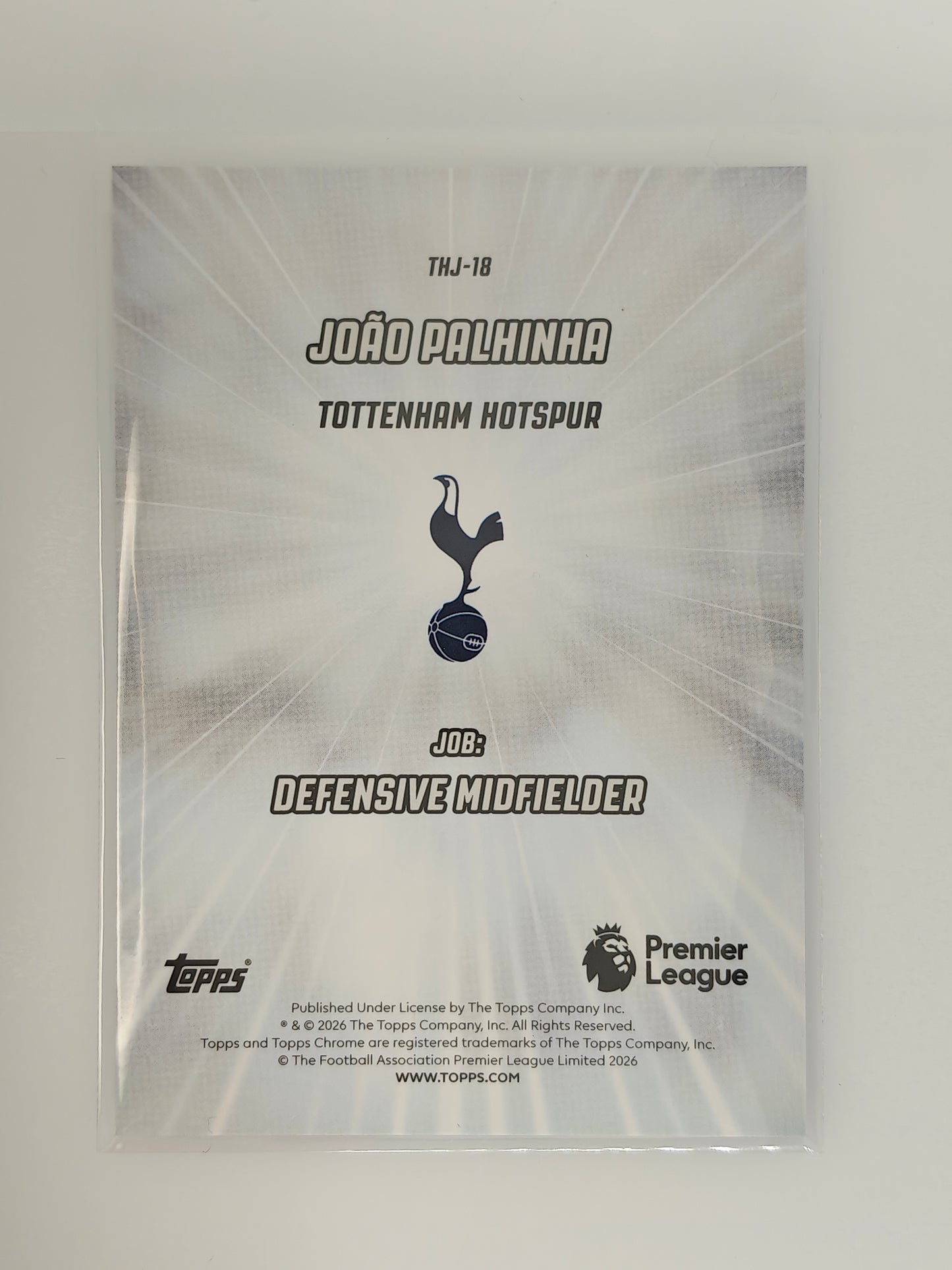 Joao Palhinha Thats his job Sapphire - Topps Sapphire PL 25/26