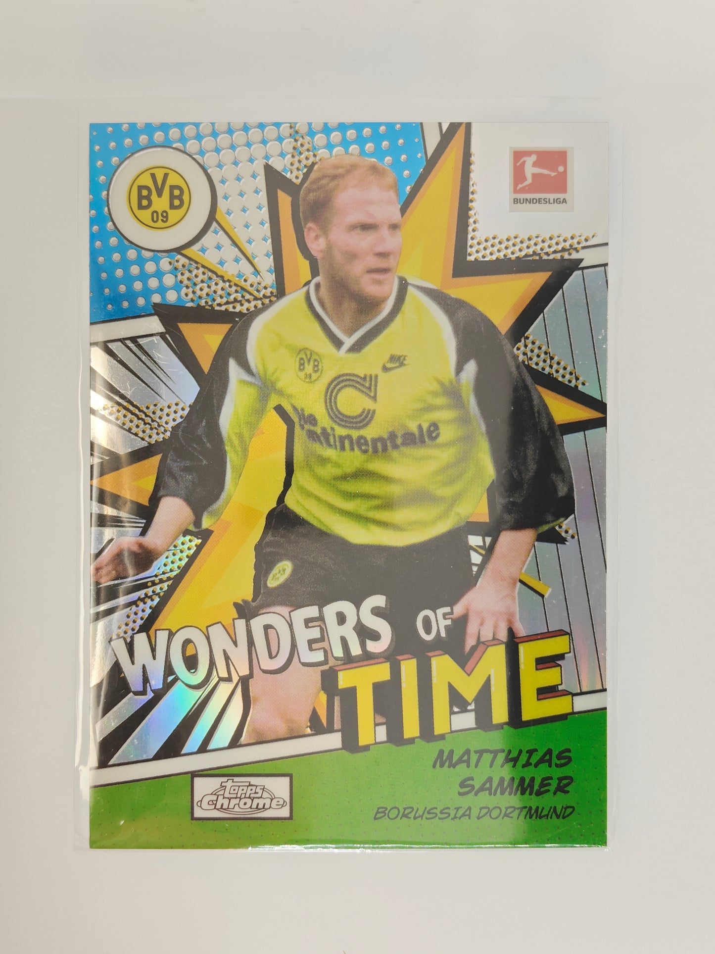 Matthias Sammer wonders of time casehit - Topps Chrome Bundesliga 22/23