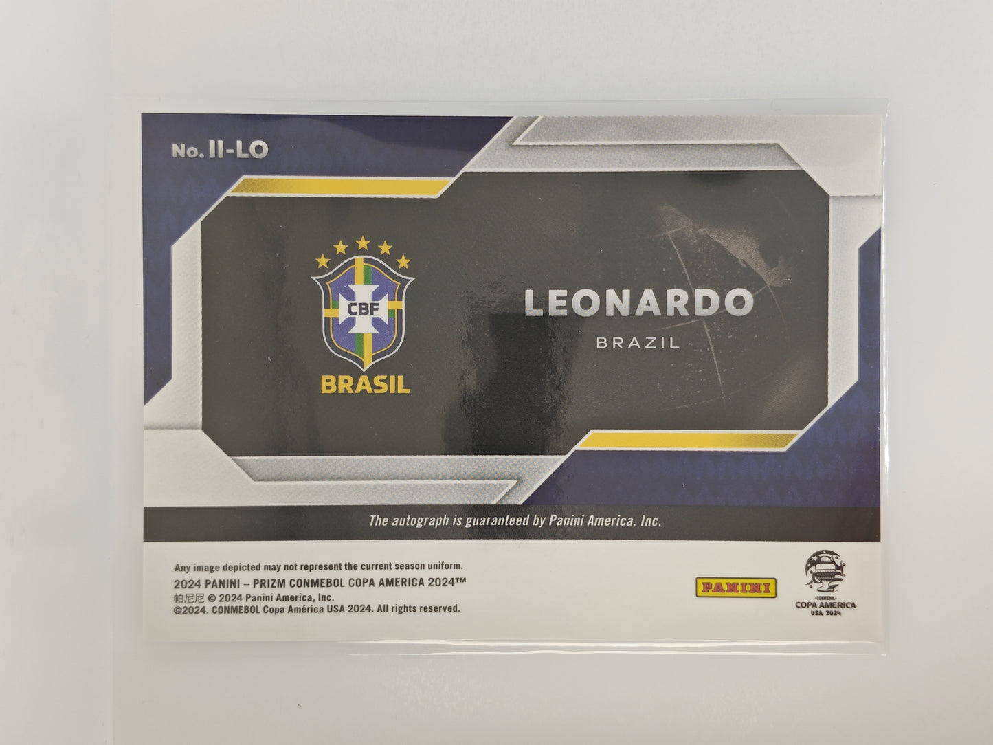 Leonardo auto - Panini Prizm Copa America 24