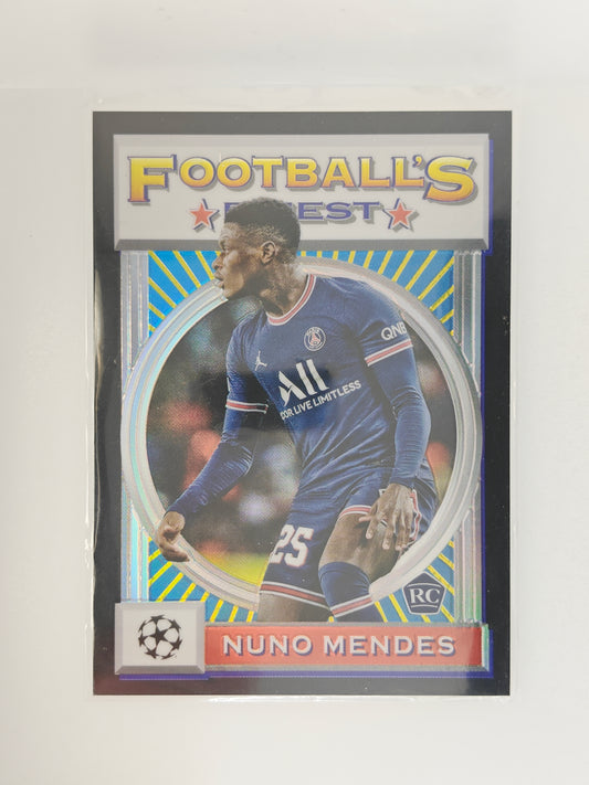 Nuno Mendes /25 RC - Topps Finest flashbacks 21/22