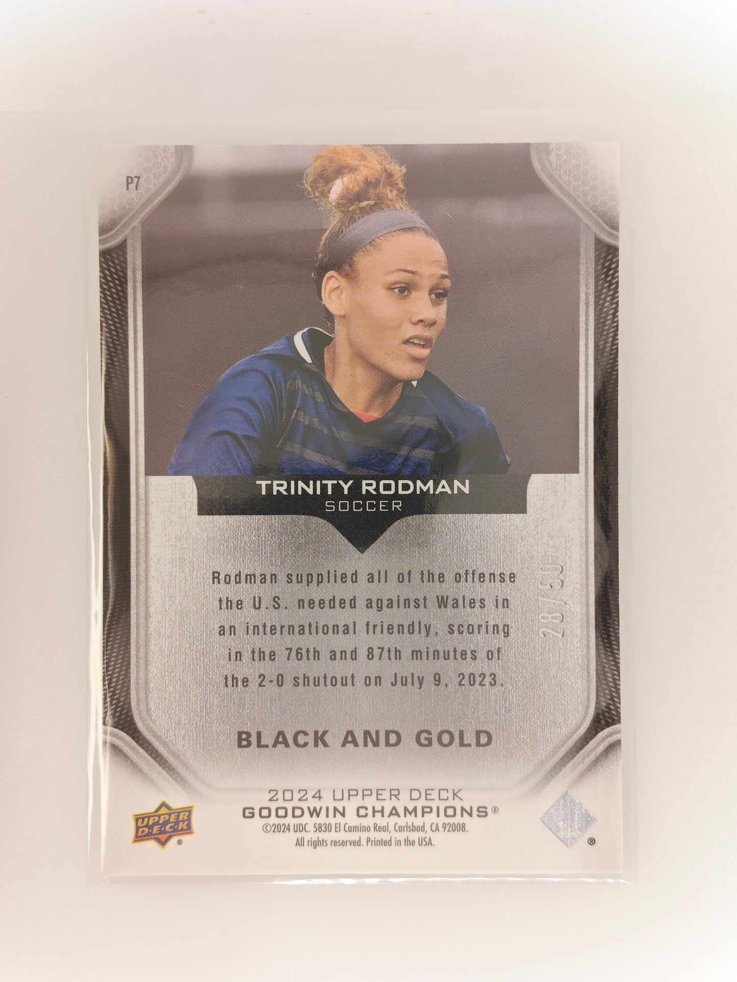Trinity Rodman /50 - Upperdeck