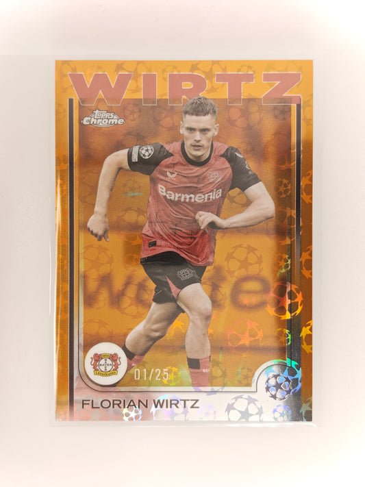 Florian Wirtz 1/25 - Topps Chrome 24/25 Logofractor