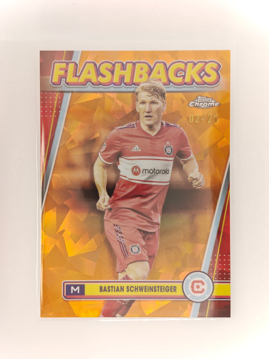 Bastian Schweinsteiger /25 Flashbacks - Topps Chrome Mls 24/25