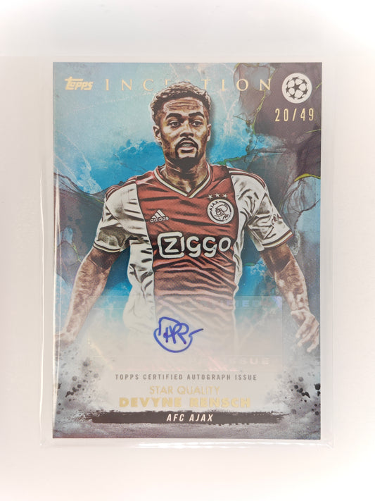 Devyne Rensch auto /49 - Topps Inceptions 23/24