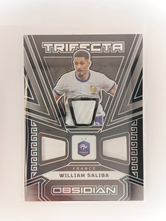 William Saliba patch /199 - Panini Obsidian 23/24