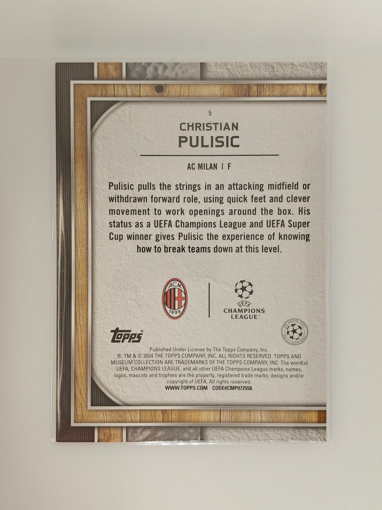 Christian Pulisic /99 - Topps Museum 23/24