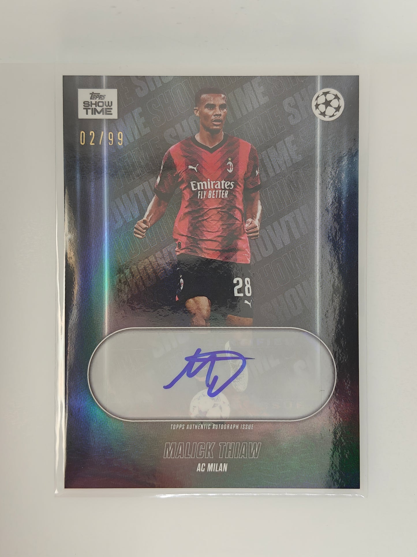 Malick Thiaw auto /99 - Topps Showtime 23/24