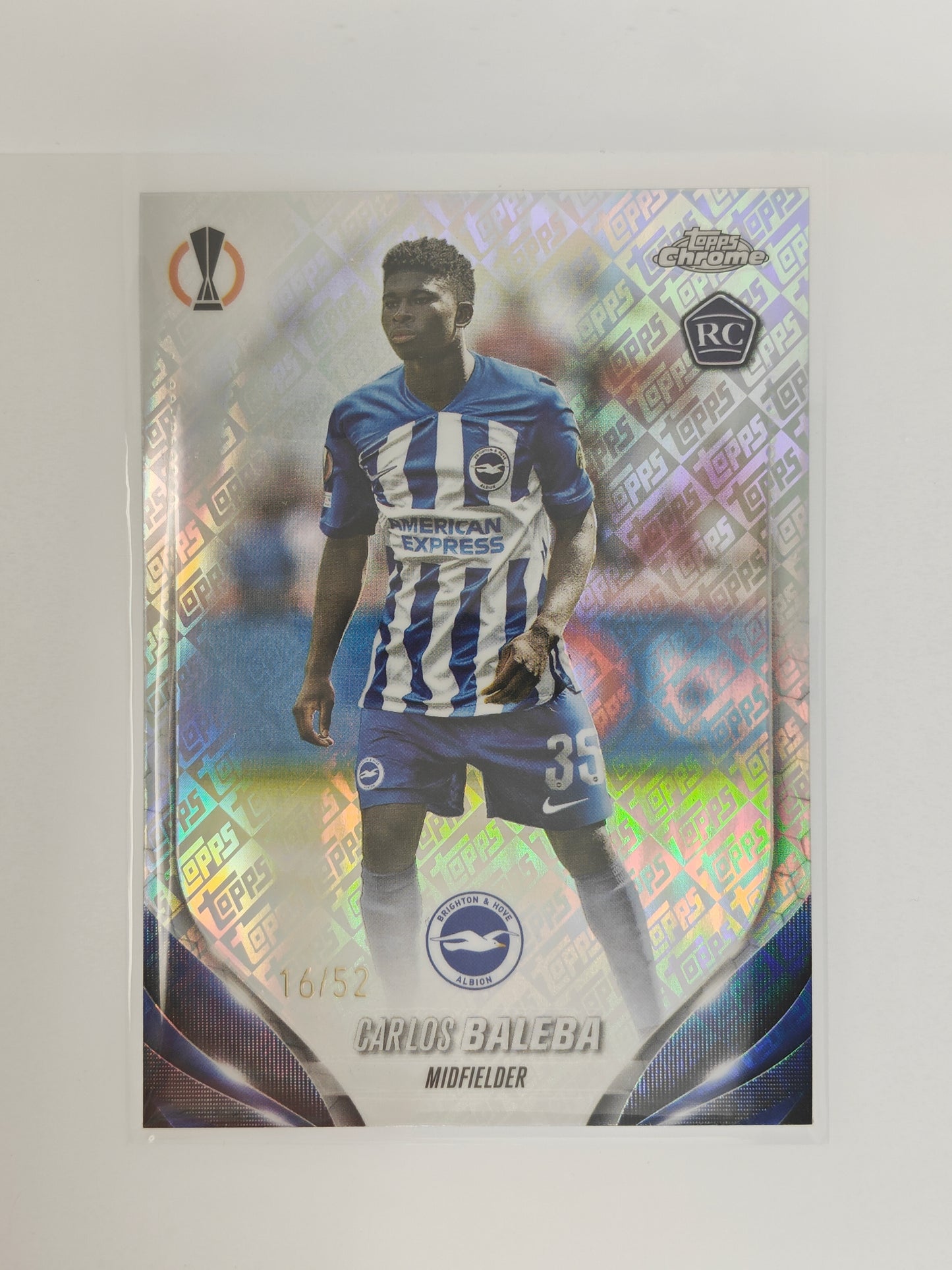 Carlos Baleba /52 RC - Topps Chrome 23/24