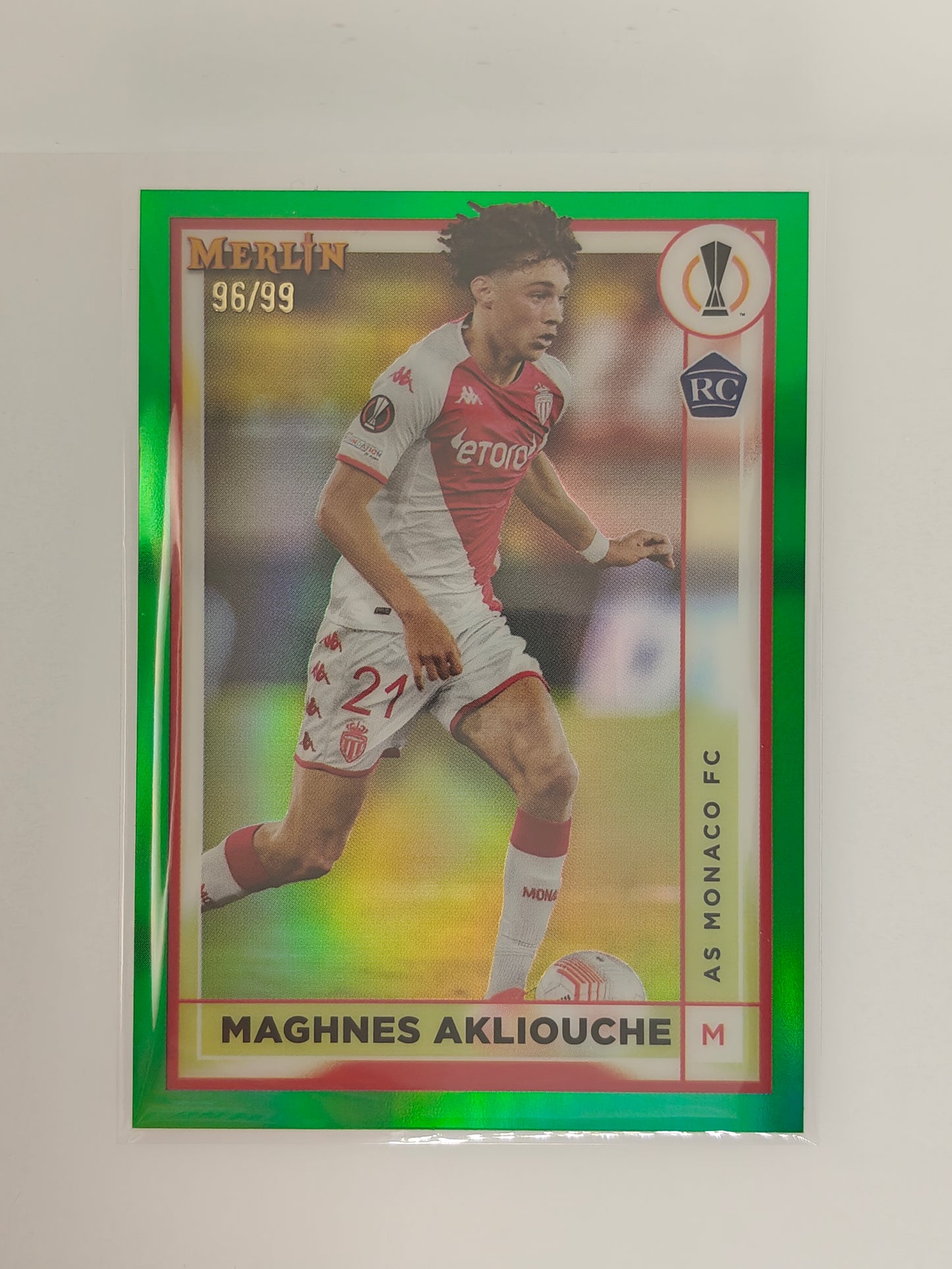 Maghnes Akliouche /99 RC - Topps Merlin 22/23