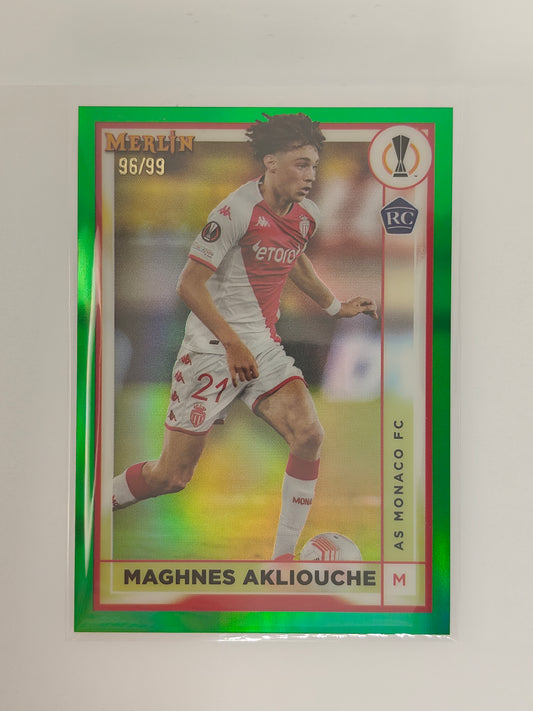 Maghnes Akliouche /99 RC - Topps Merlin 22/23